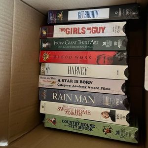 Lot of 9 NEW VHS Tapes